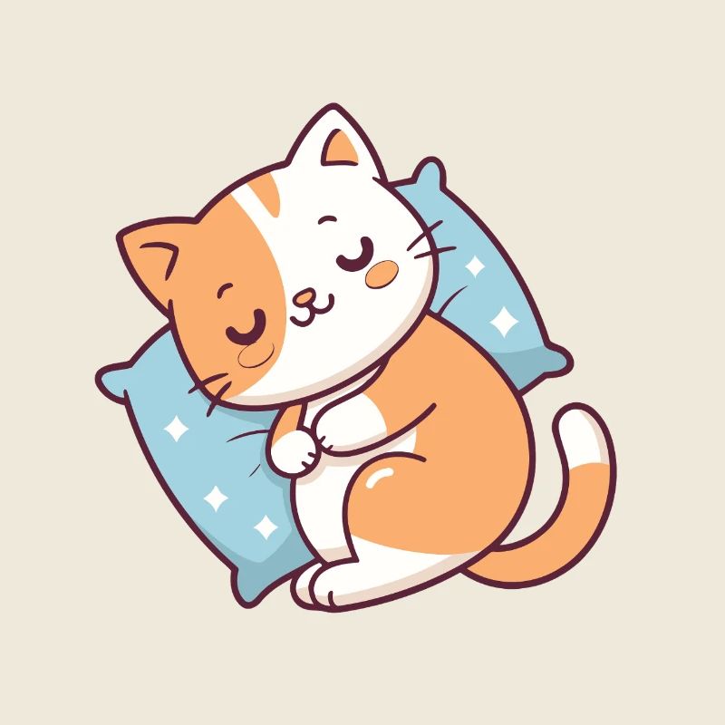Chaton Douillet En Repos