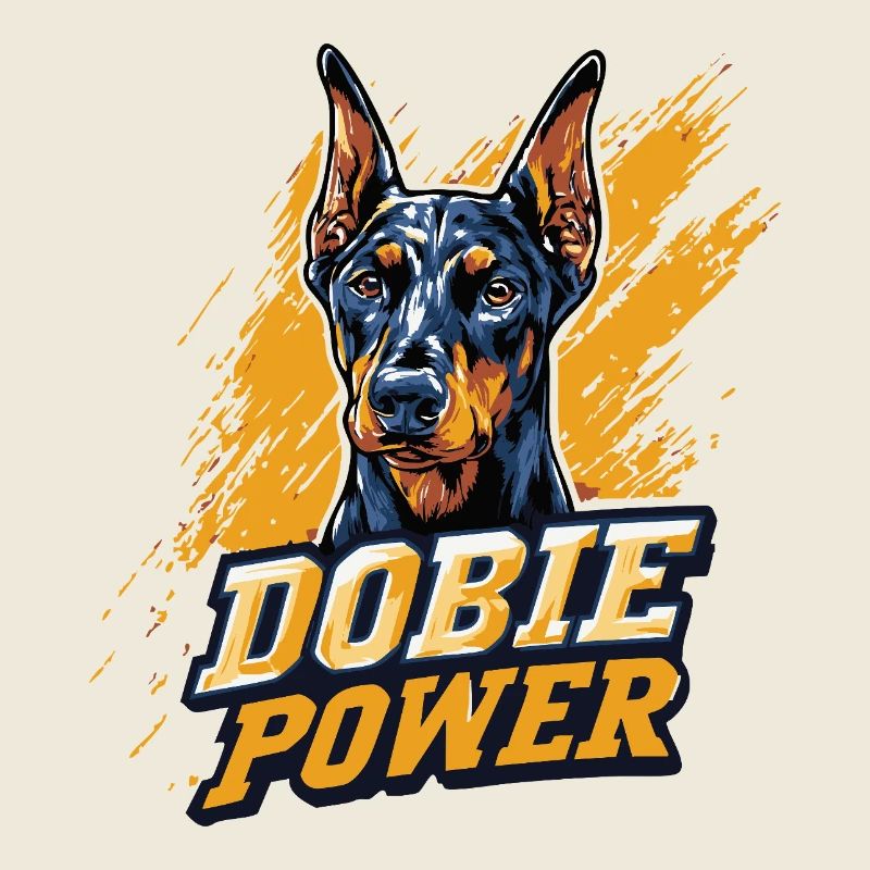 Doberman Head Dobie Power