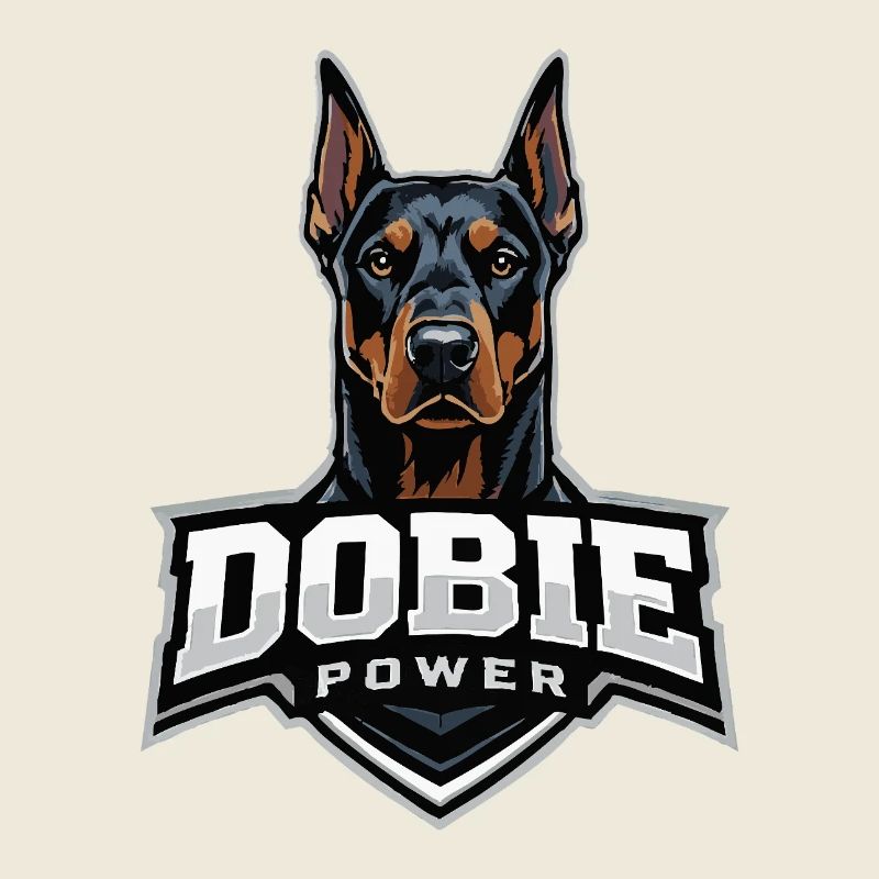 Dobie Power Dobermann Motiv