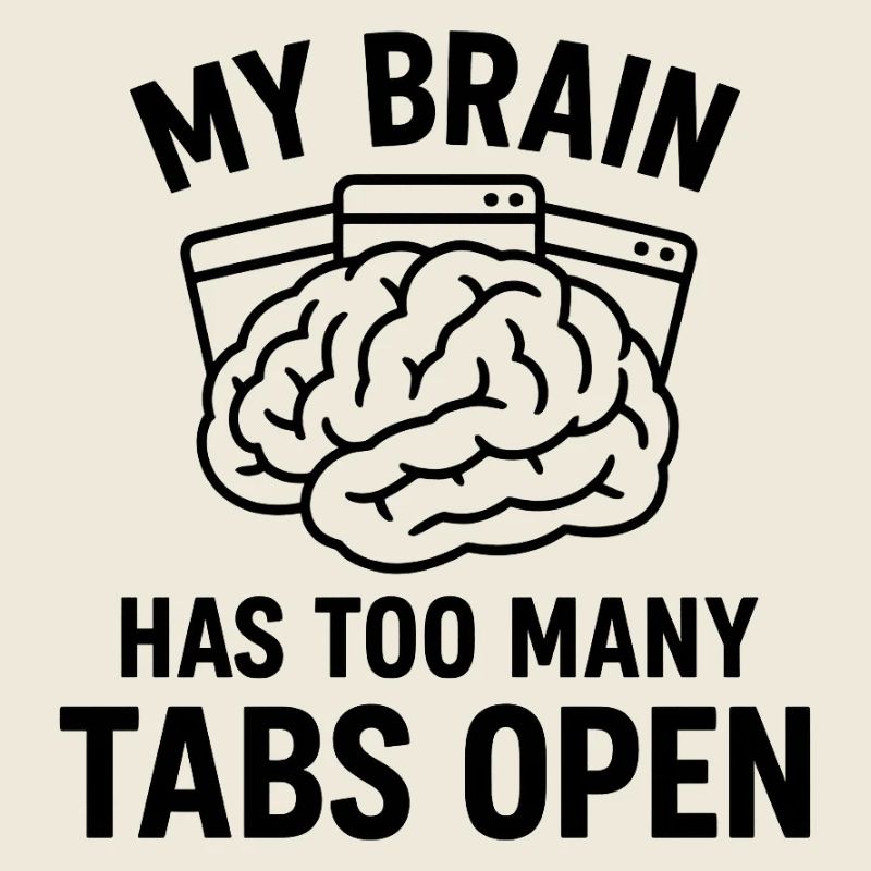 My brain: Too many tabs open