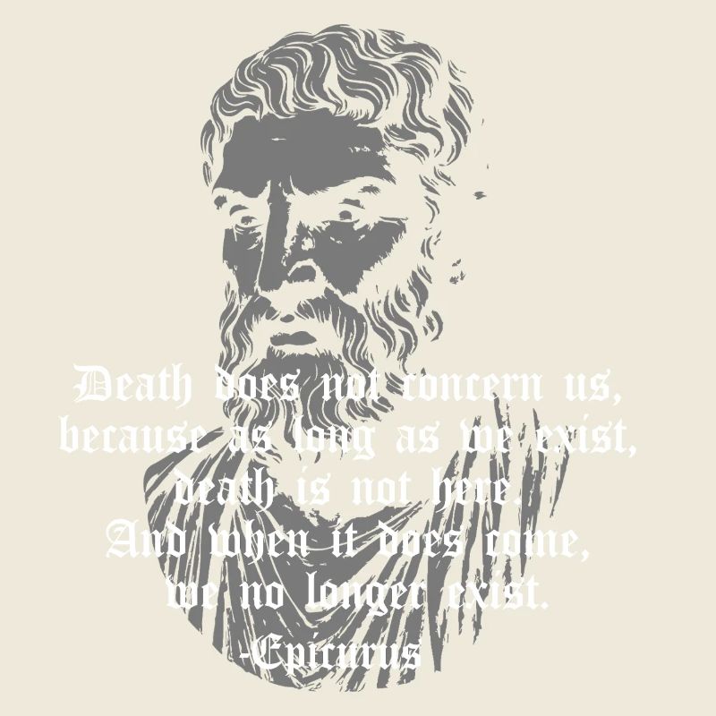 Epikur Todes-Gothic Zitat