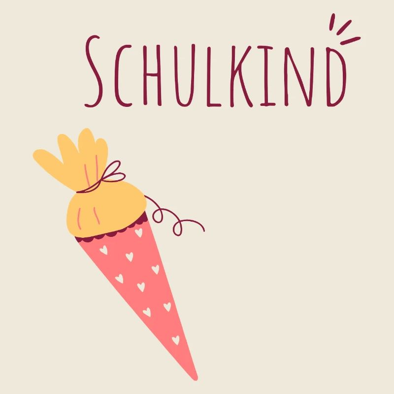 Schulkind Eiskegel Design