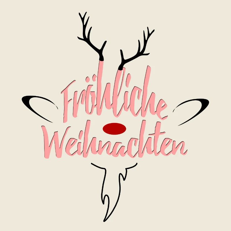 Fröhliche Weihnachten Rosé Script