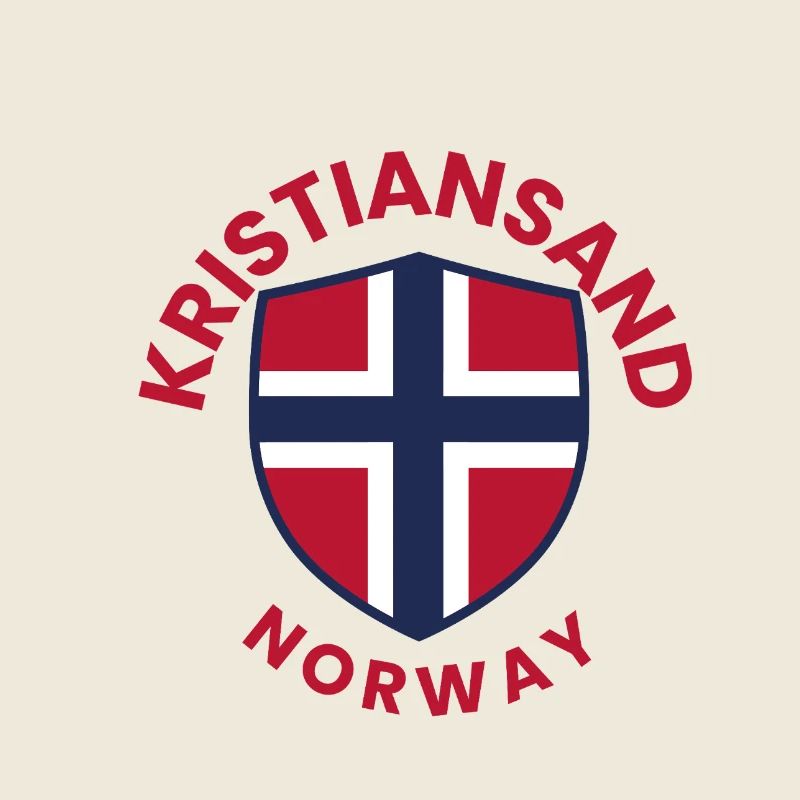 Kristiansand Norway Shield Emblem