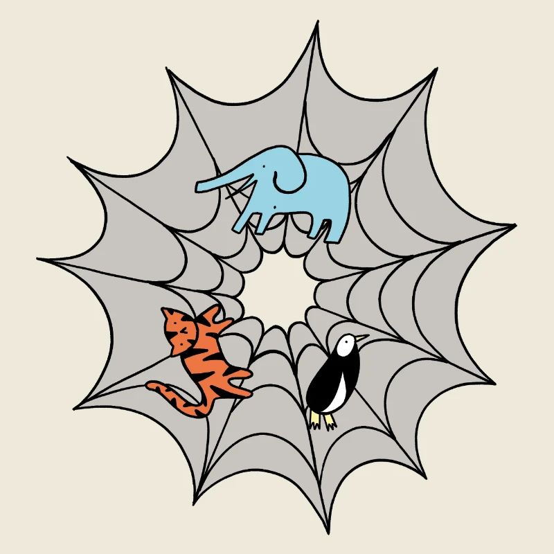 Spinnennetz 