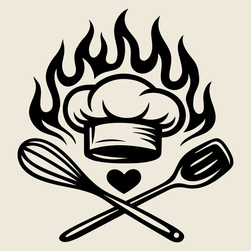 Cooking with heart and flame - Küchenliebe