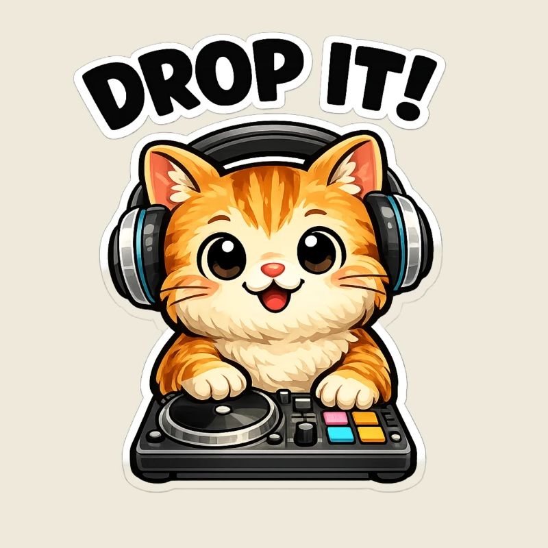 Drop It DJ-Katze