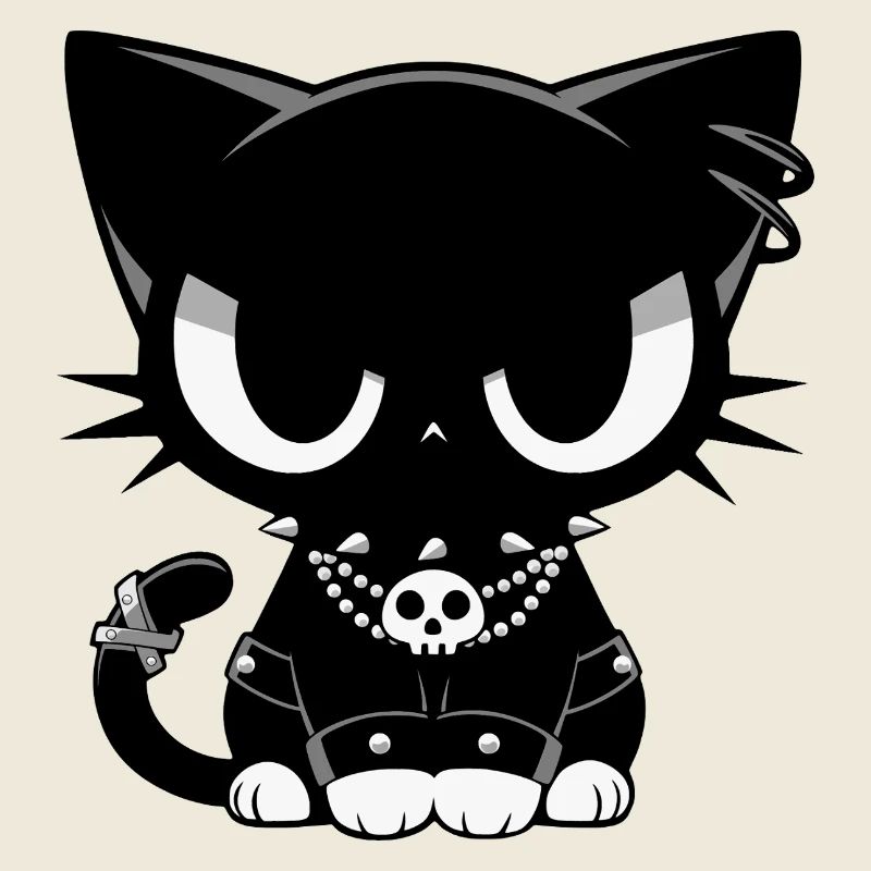 Goth Punk Katze