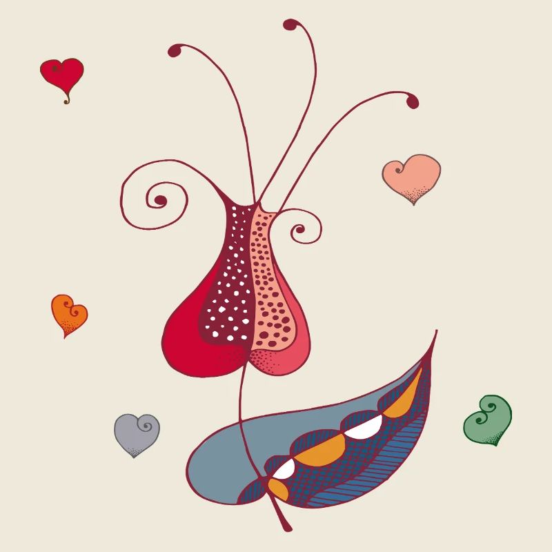 Herz Blume
