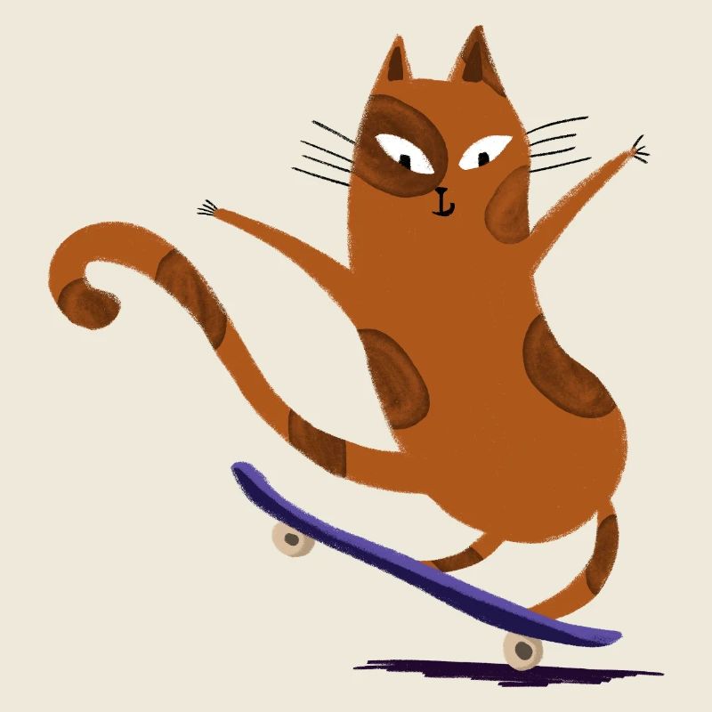 Skateboard pour chat