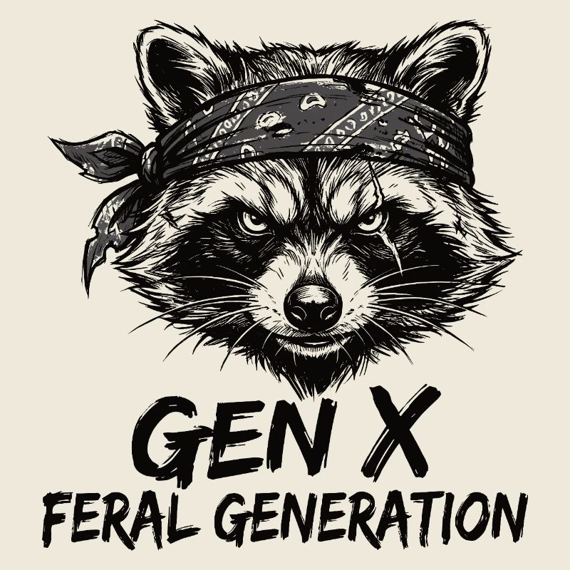 Waschbär Gen X Wilde Generation