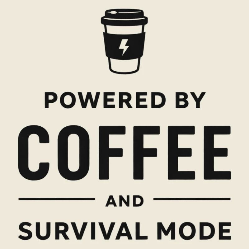 Powered by Coffee and Survival Mode