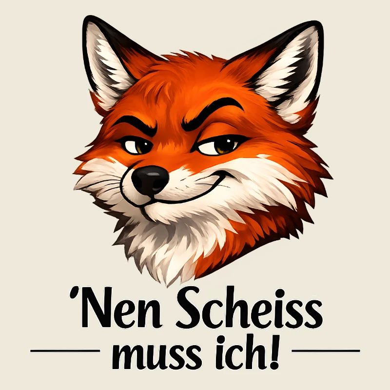 Nen Scheiss muss ich! Lustiger Fuchs