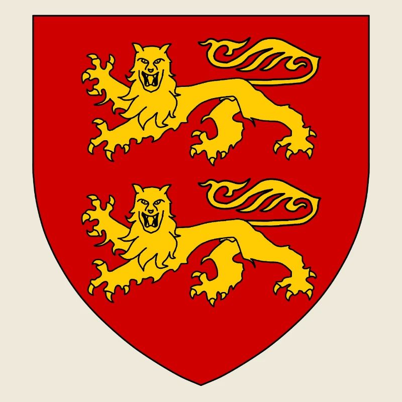 Heraldisches Wappen der Normandie
