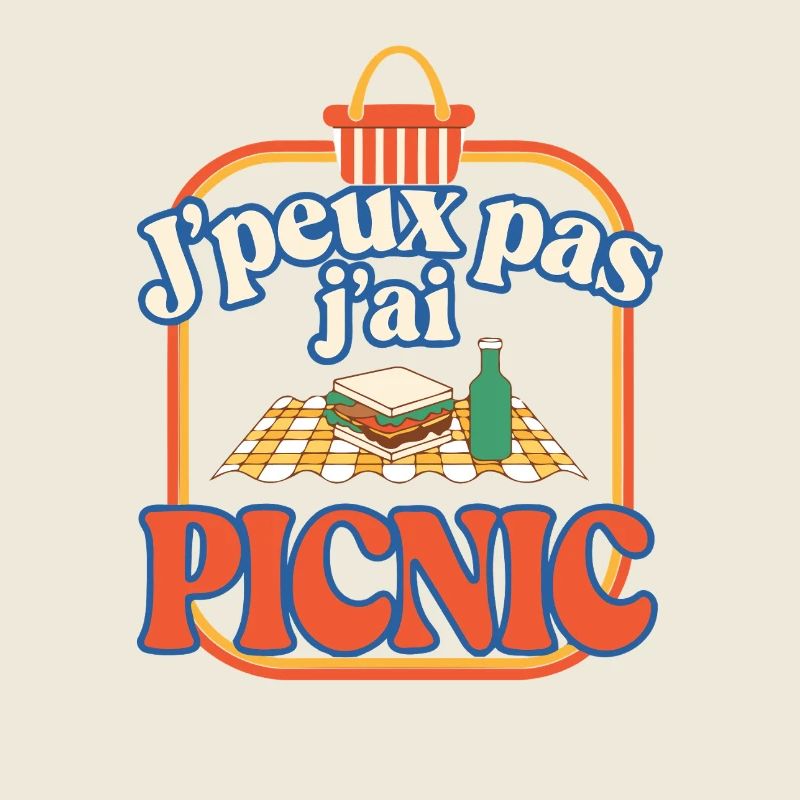 Ich kann nicht. Ich mache ein Picknick.