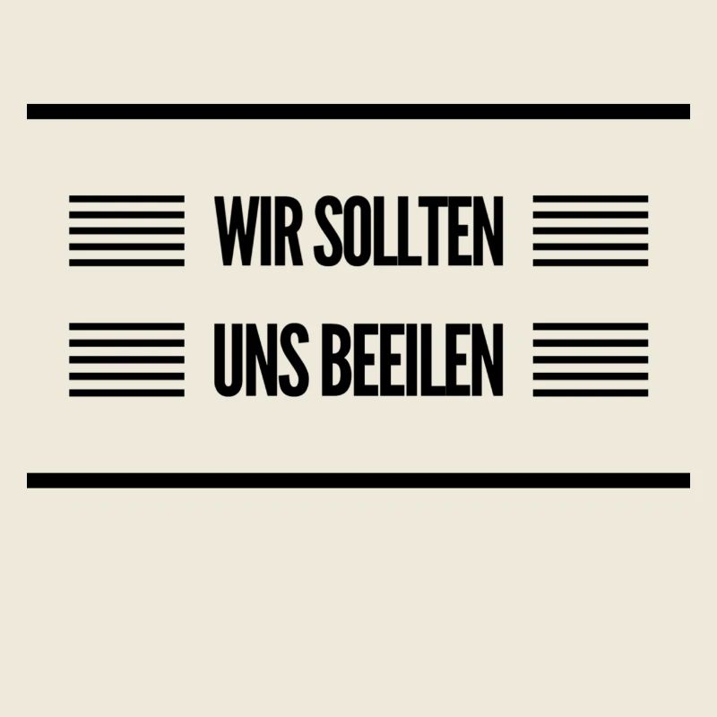 ich sollte mich beeilen