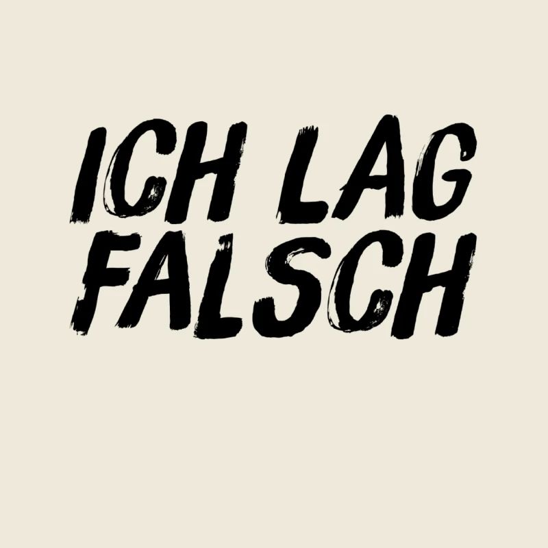 da lag ich falsch