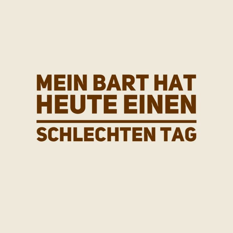 der Bart spielt verrückt
