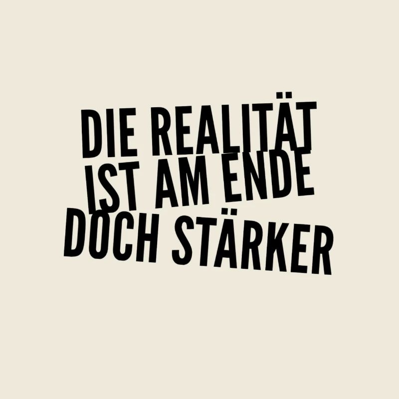 La réalité est forte