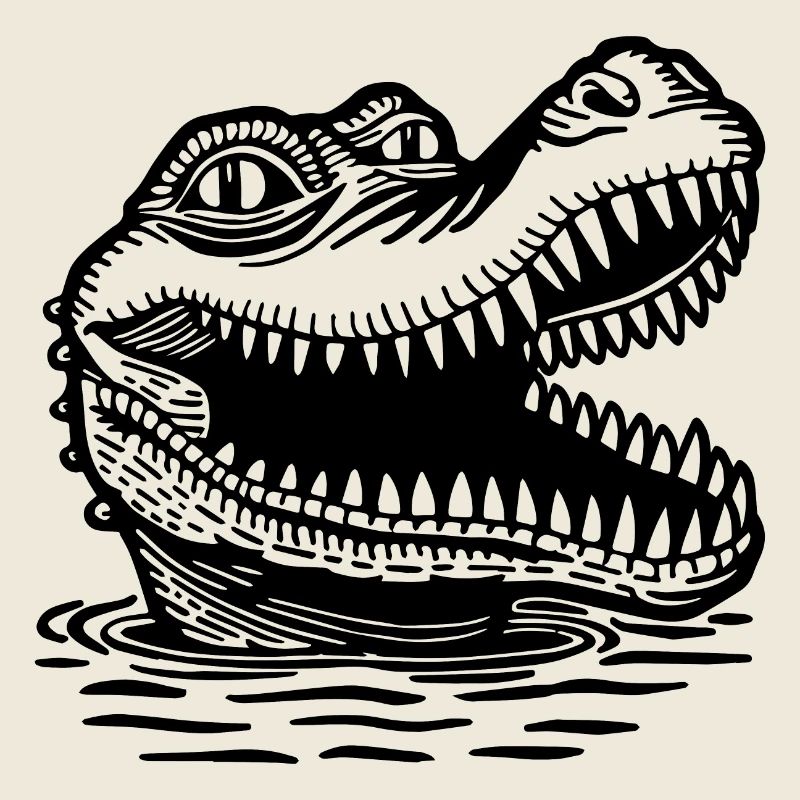 Krokodil Alligator