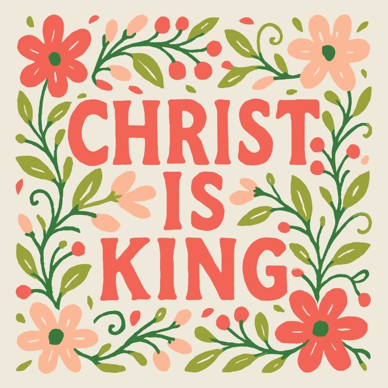 Jesus Ist König Christliche Glaubensfrau