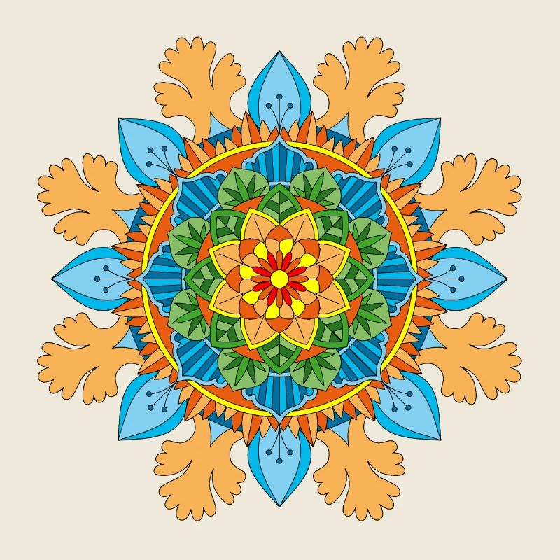 Blumen Mandala