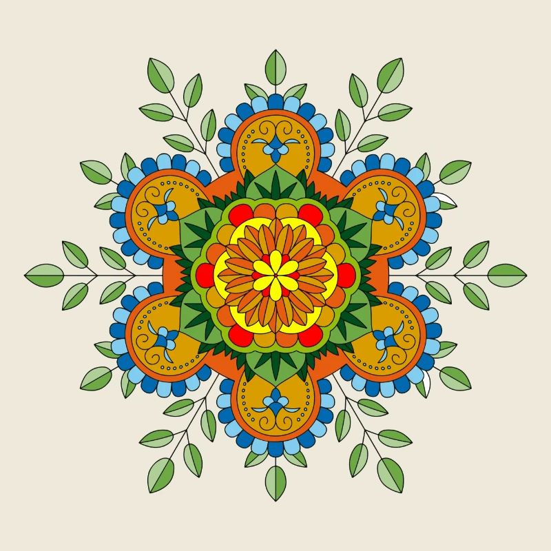 Fleurs mandala