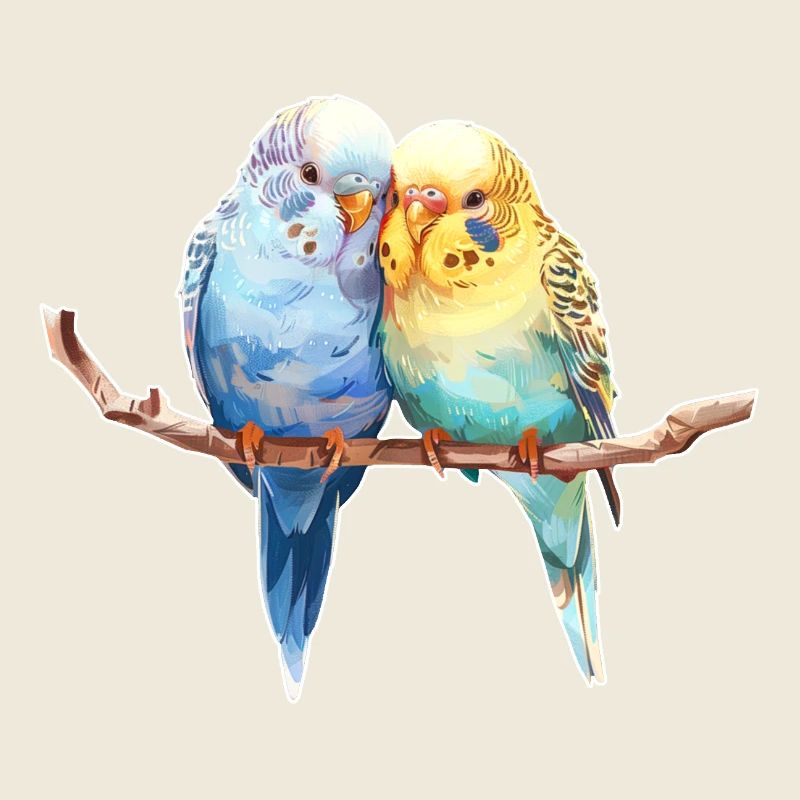 Budgie pair