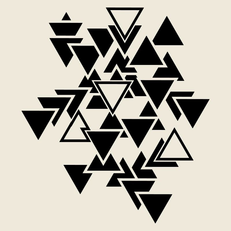Triangles motif graphique
