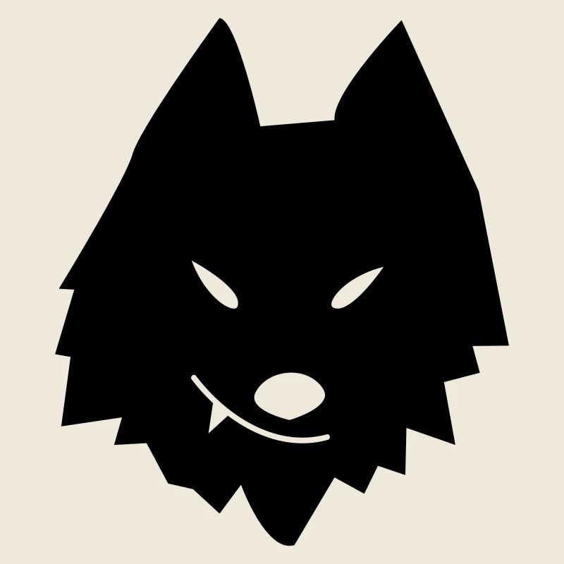 Wolfskopf Stilisiert