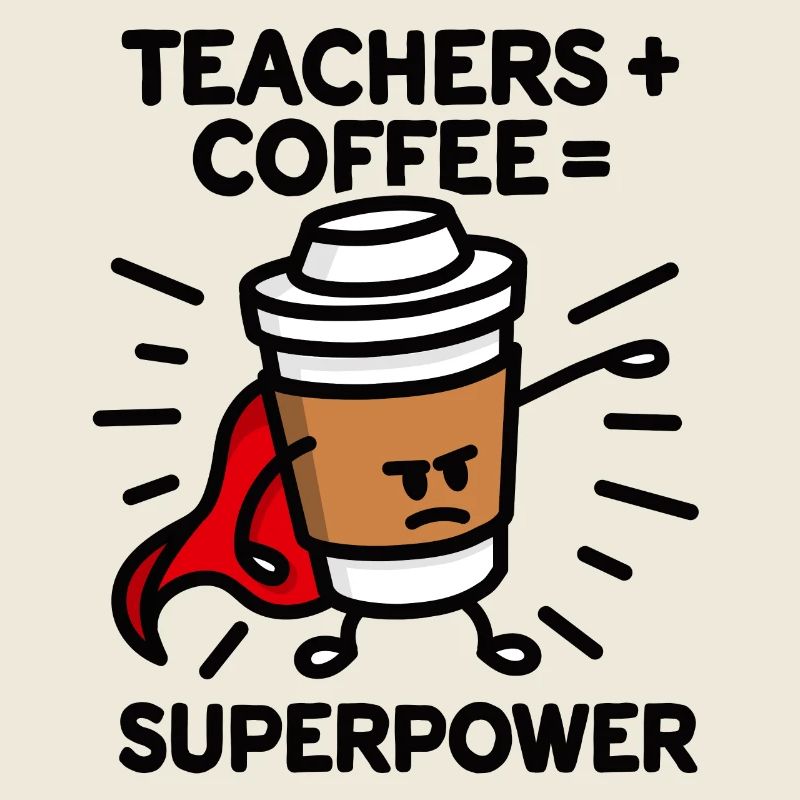 Professeurs + café = superpower superhero