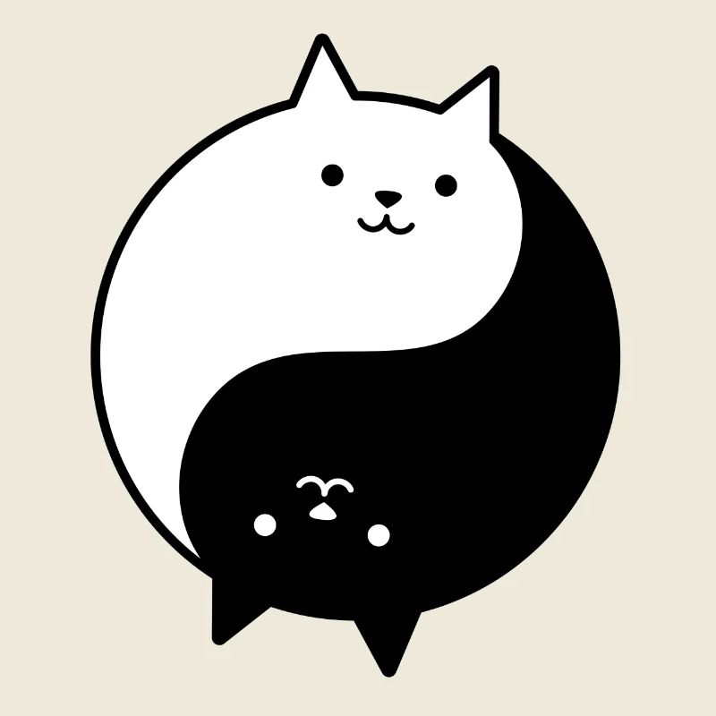 Katze Yin Yang