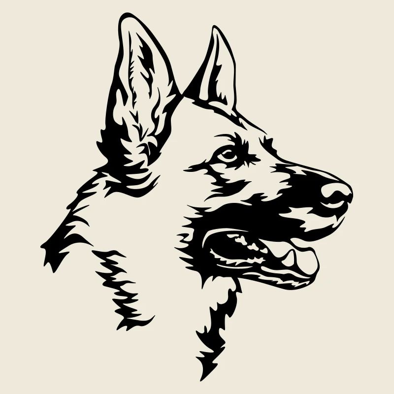 Deutscher Schäferhund Kopf