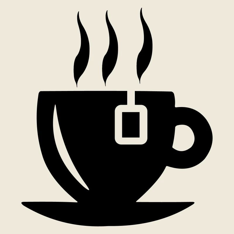 Tasse de thé avec sachet de thé