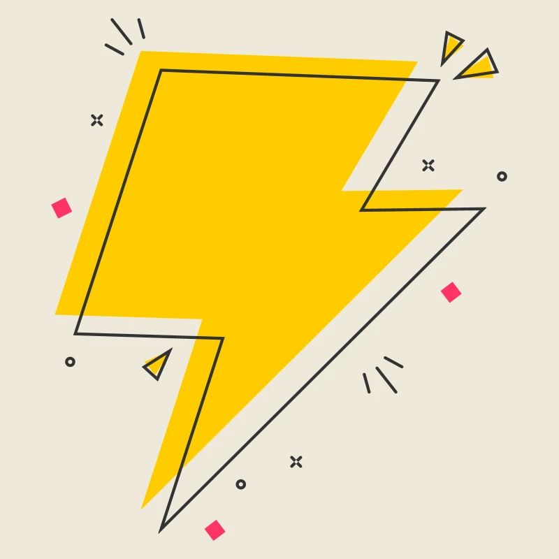 Rayon dynamique en jaune et noir