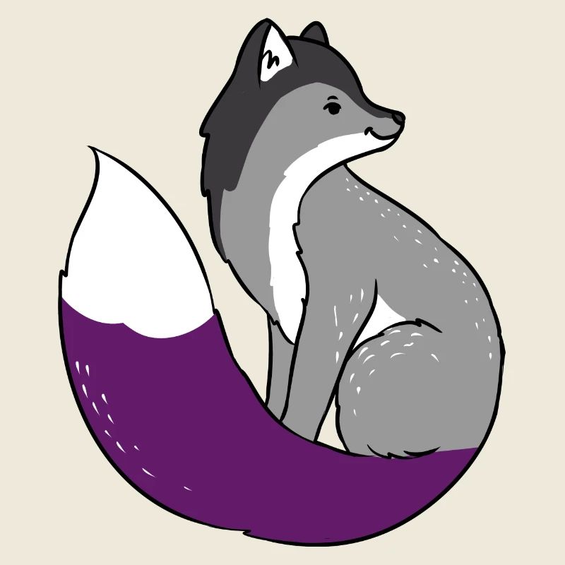 Ace Pride Fox Asexué