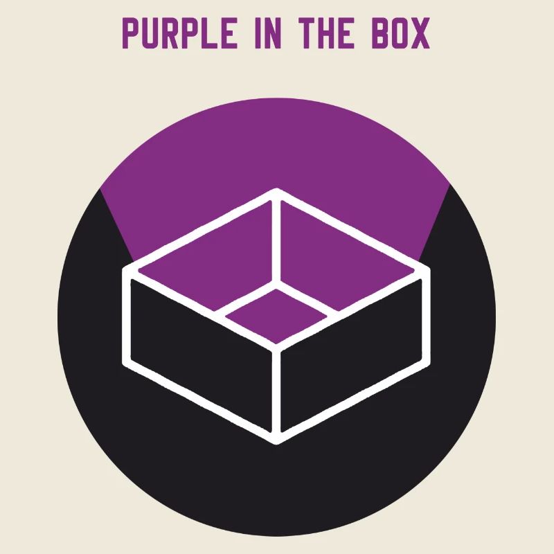 purple in the box