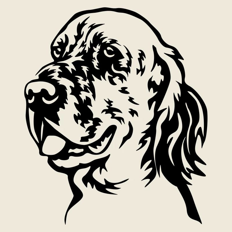 English Setter Head