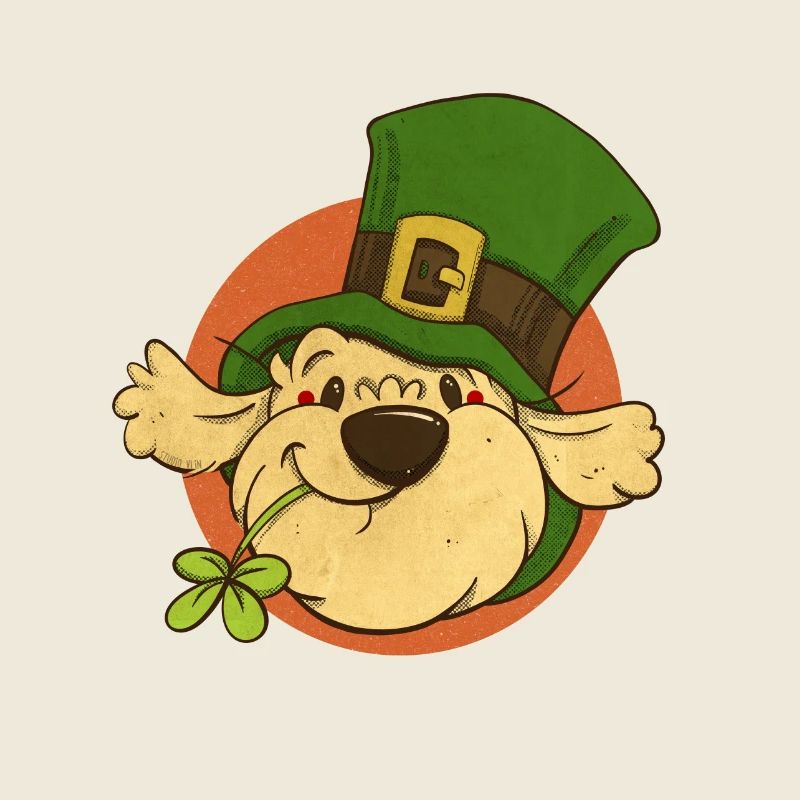 Cockapoo Thor St Patrick’s Day