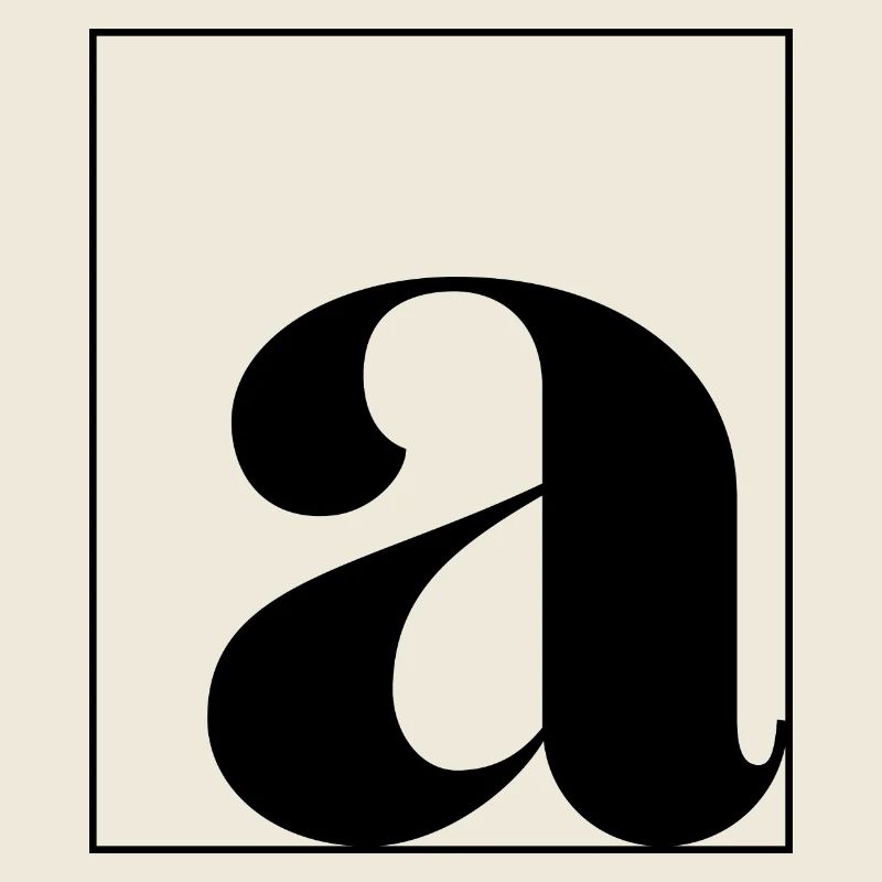 Lettre alphabet a