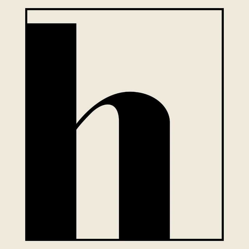 Lettre alphabet h