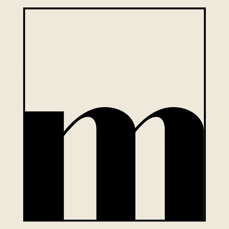 Lettre alphabet m