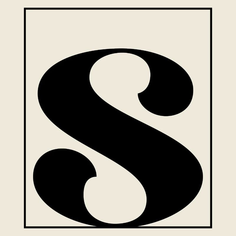 Letter alphabet s