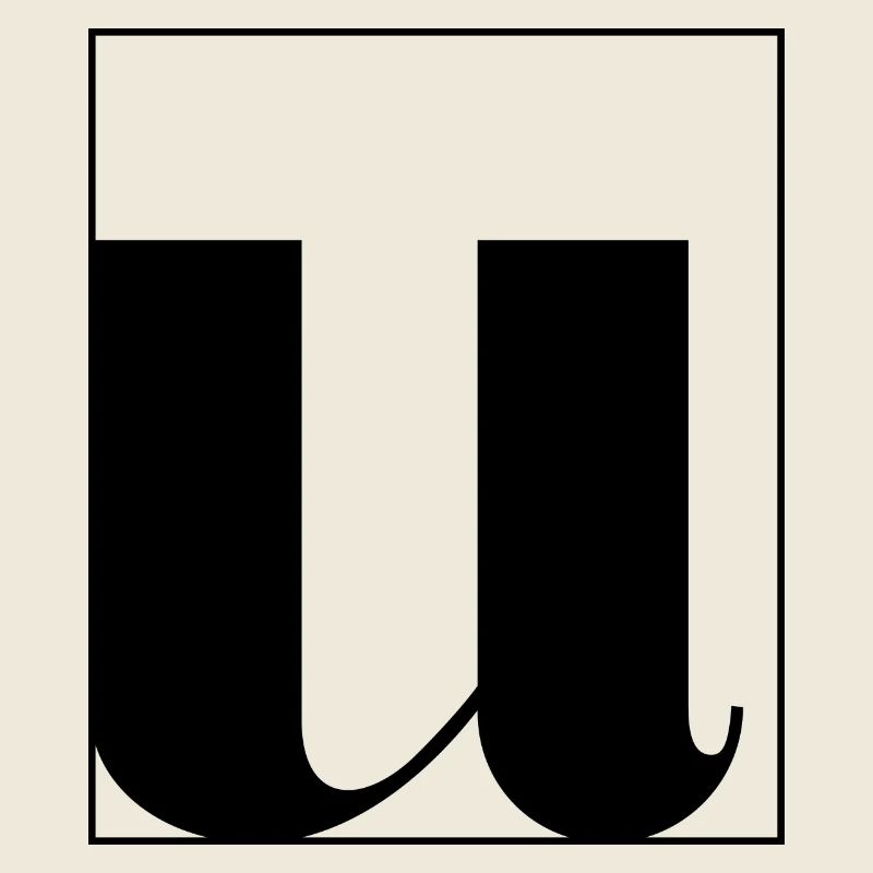 Buchstaben-Alphabet u