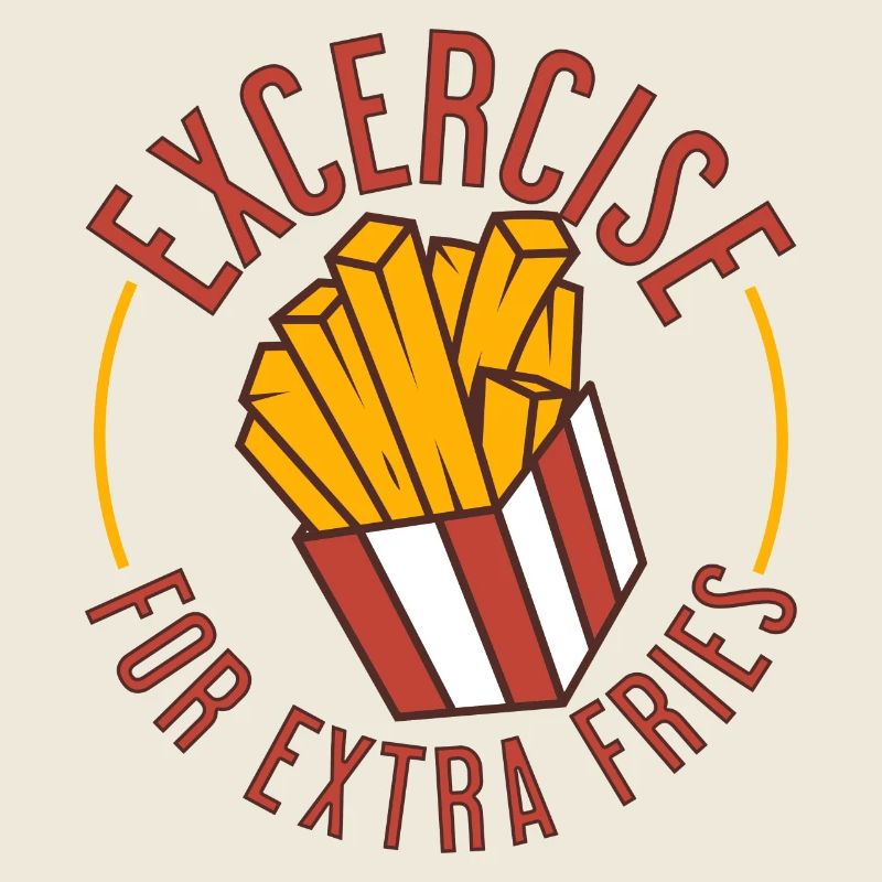 Funny Gym Excercise for Extra Fries
