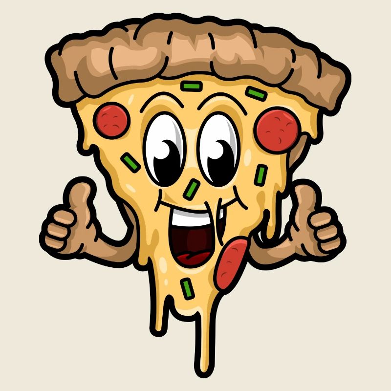 Happy Pizza Slice