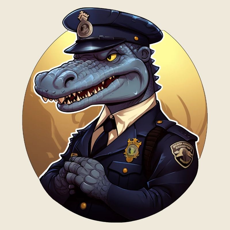 Crocodile Policeman