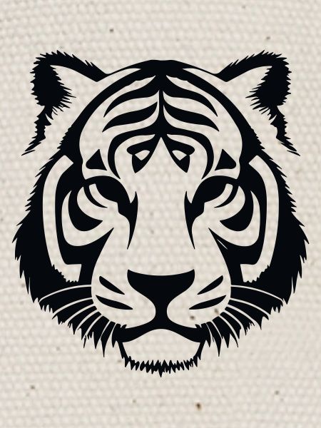 Felin Dschungel-Tigerkopf