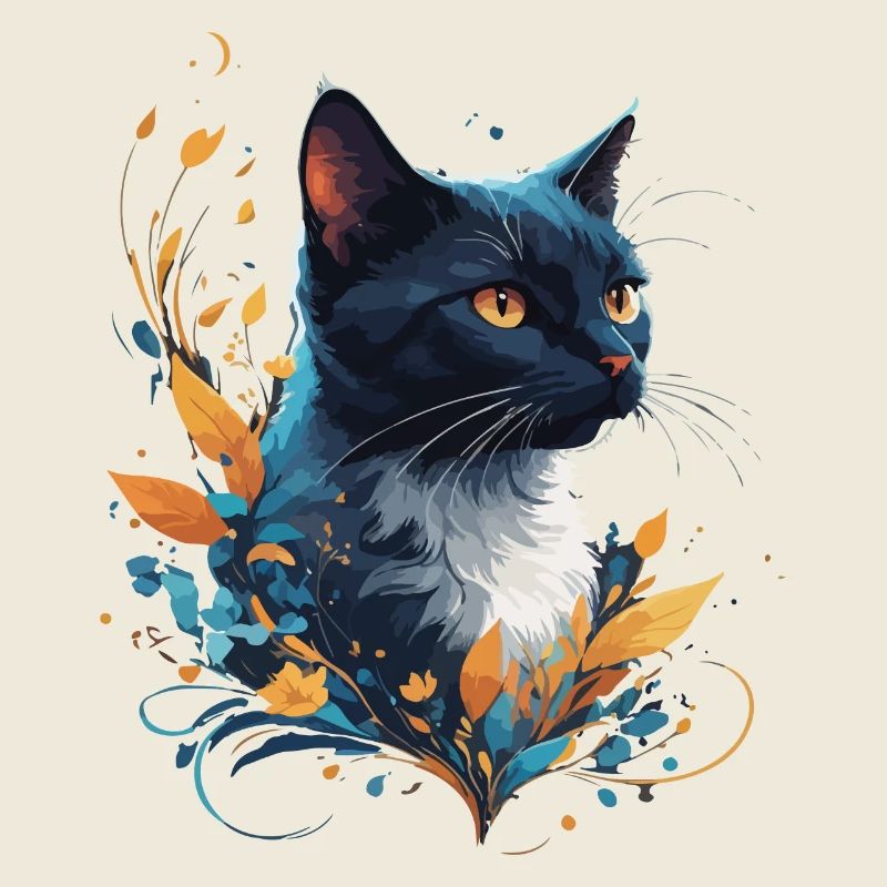 Bunte Katze