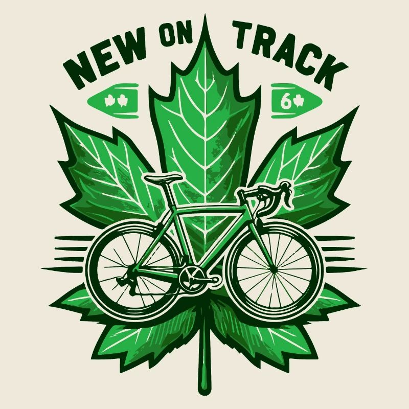 Conception du logo Cycling Leaf